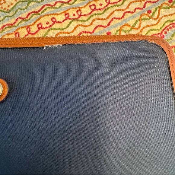 Michael Kors ‘Kempton’ Continental Navy Nylon Zip-Around Wallets for Women - Picture 9 of 13